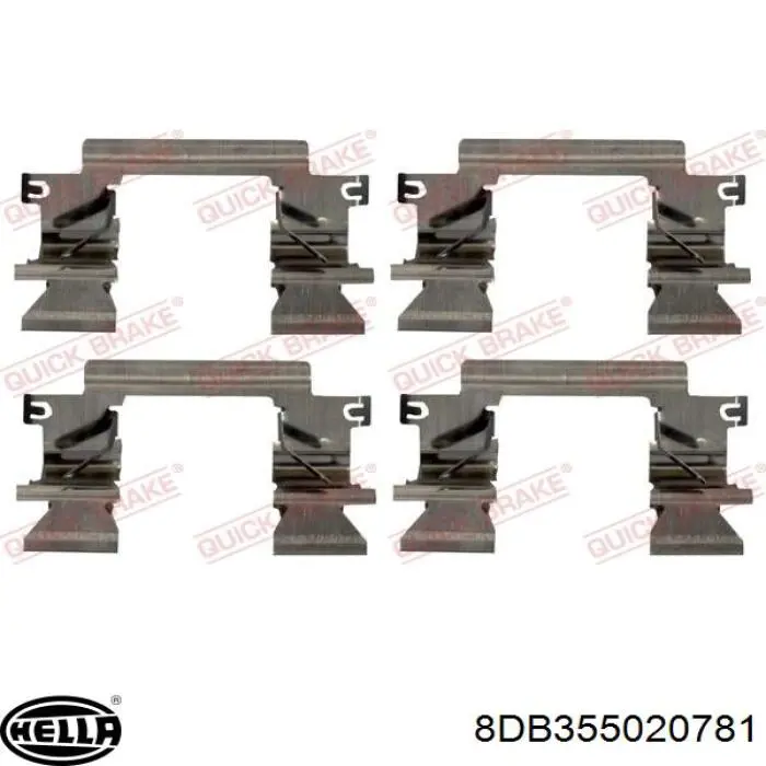 Передние тормозные колодки 79797 Asam