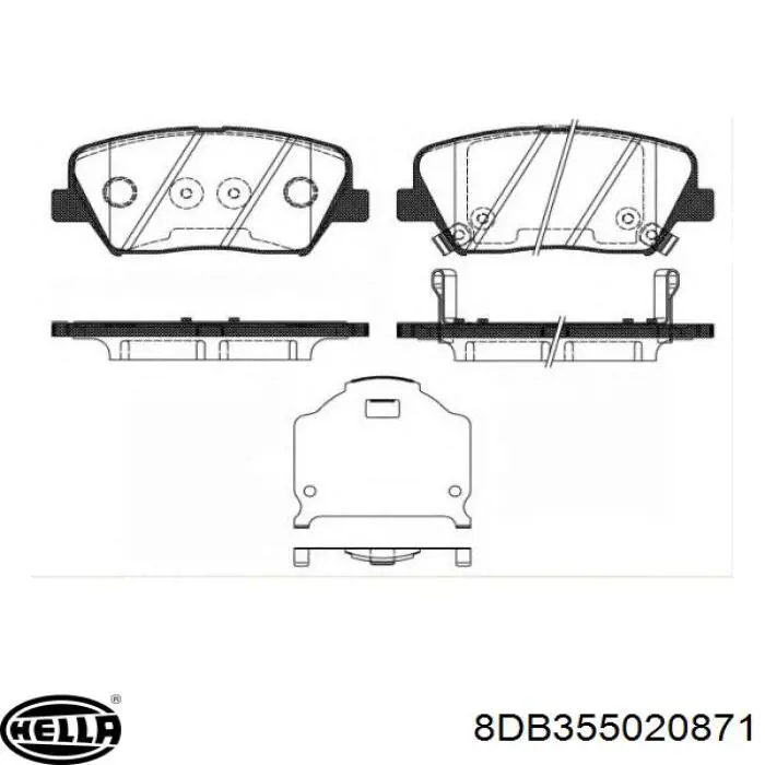 Передние тормозные колодки BPD1524 Jurid/Bendix