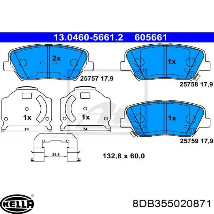 Передние тормозные колодки RD330035PRF Rider