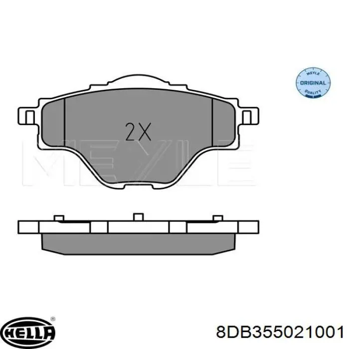 Задние тормозные колодки ADP154252 Blue Print
