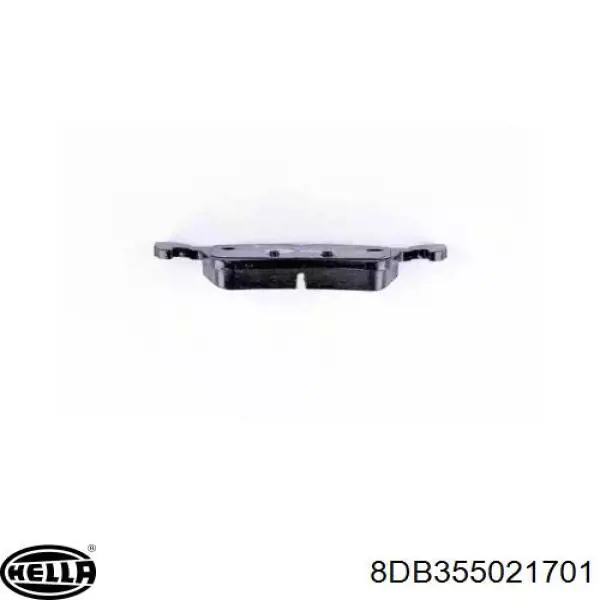Купить 8DB355021701 HELLA Колодки тормозные задние, дисковые