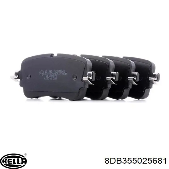 Задние тормозные колодки 8DB355025681 HELLA