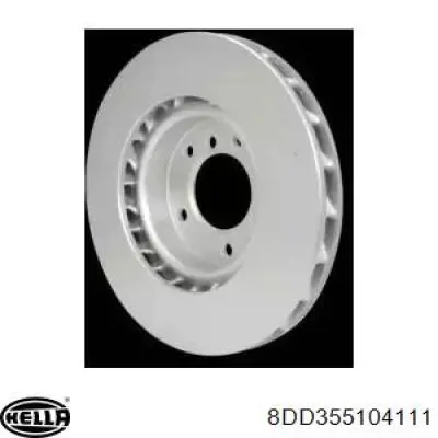 Передние тормозные диски 8DD355104111 HELLA