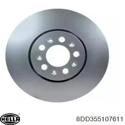 Передние тормозные диски 8DD355107611 HELLA