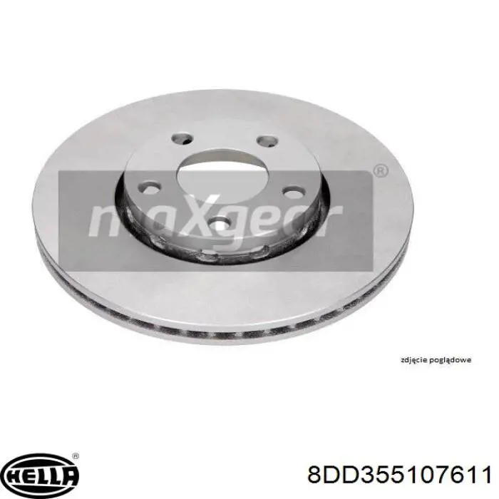 Купить 8DD355107611 HELLA Ротор тормозной