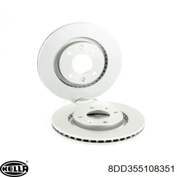 Купить 8DD355108351 HELLA Ротор тормозной