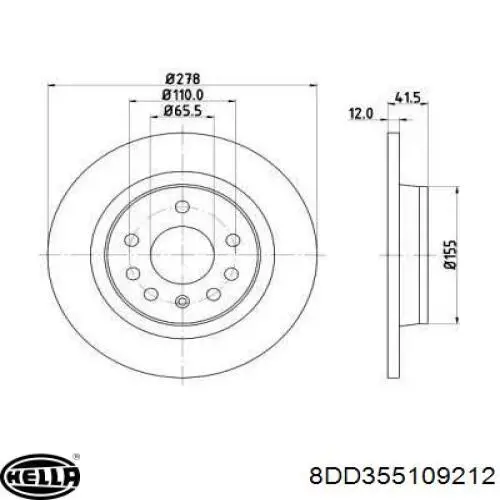 Тормозные диски SA12762290 GP