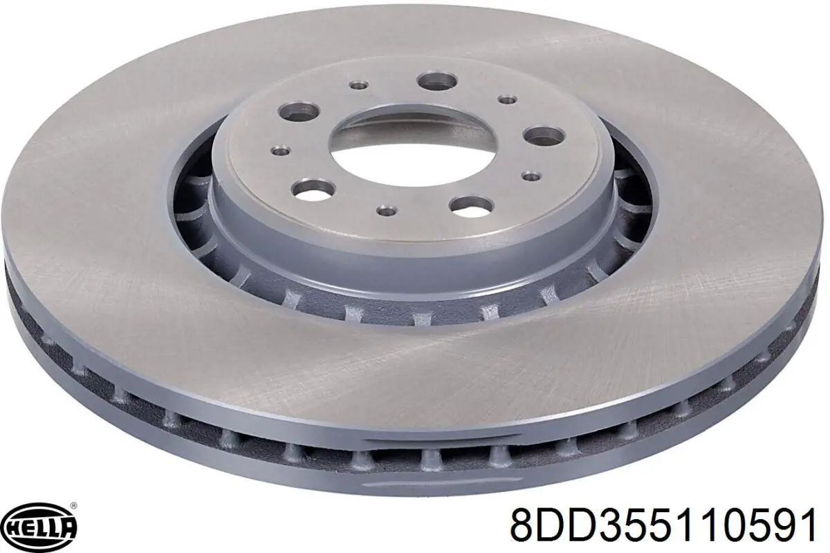 Передние тормозные диски 8DD355110591 HELLA