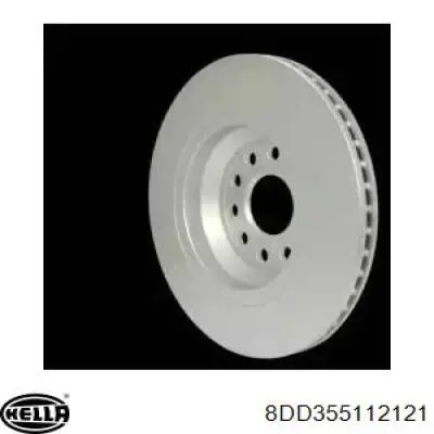 Купить 8DD355112121 HELLA Диск тормозной задний