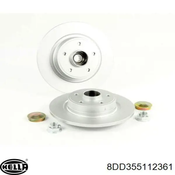 Купить 8DD355112361 HELLA Диск тормозной задний