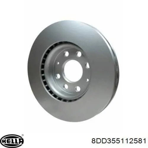 8DD355112581 HELLA диск тормозной передний