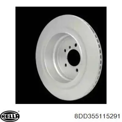 Задний дисковый тормоз HELLA 8DD355115291