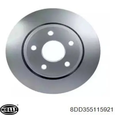 Передние тормозные диски 8DD355115921 HELLA