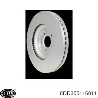 Передние тормозные диски 8DD355116011 HELLA