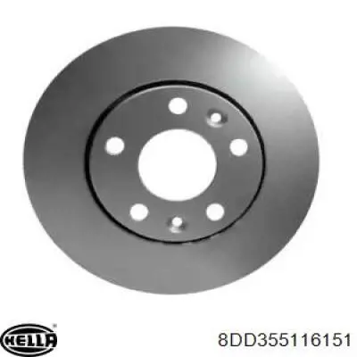 Тормоз дисковый передний HELLA 8DD355116151 цена, от 42.87 USD