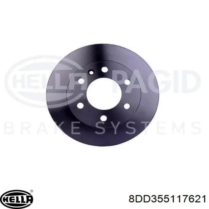 Передние тормозные диски 8DD355117621 HELLA