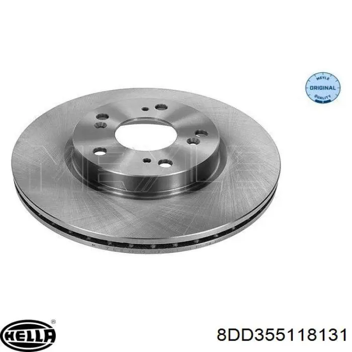 Передние тормозные диски 8DD355118131 HELLA