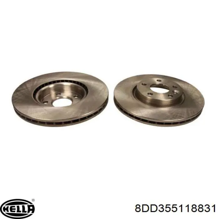 Тормоз дисковый передний HELLA 8DD355118831 цена, от 58.26 USD