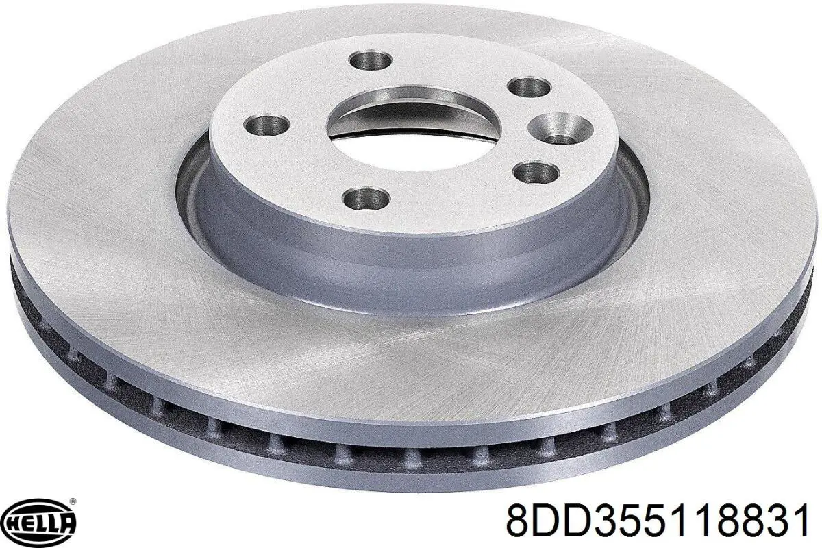 8DD355118831 HELLA Диск тормозной передний