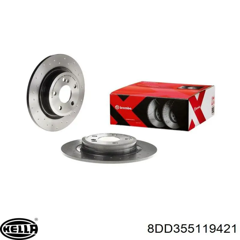 ADU174364 Blue Print Дисковый тормоз