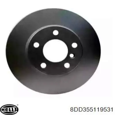 Передние тормозные диски 8DD355119531 HELLA