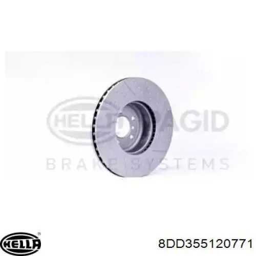 Купить 8DD355120771 HELLA Ротор тормозной