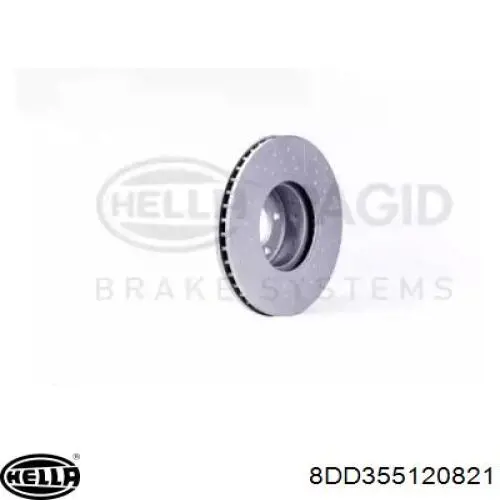 Тормоз дисковый передний HELLA 8DD355120821 цена, от 131.92 USD