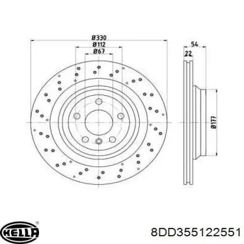 Тормозные диски BDR269920 Open Parts