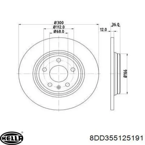 BS9630C Optimal тормозные диски