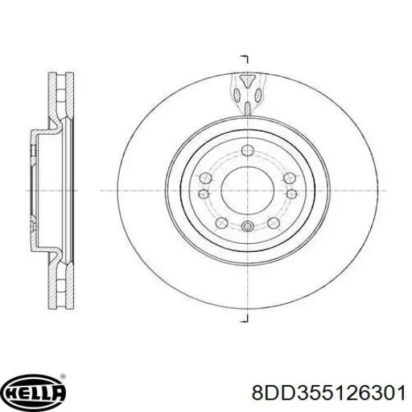 Тормоз дисковый передний Denckermann B130801 цена, от 79.99 USD