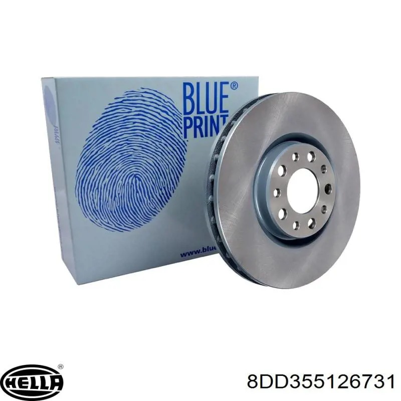 Купить 8DD355126731 HELLA Ротор тормозной