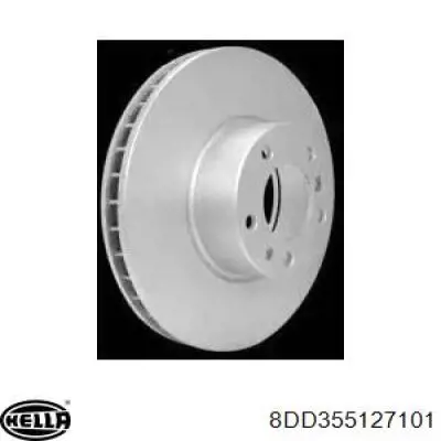 Передние тормозные диски 8DD355127101 HELLA