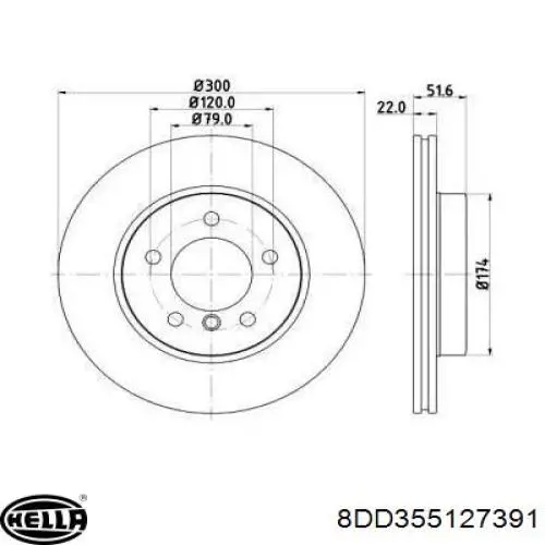 Передние тормозные диски 1164539 BMW