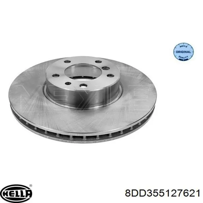 Передние тормозные диски 8DD355127621 HELLA