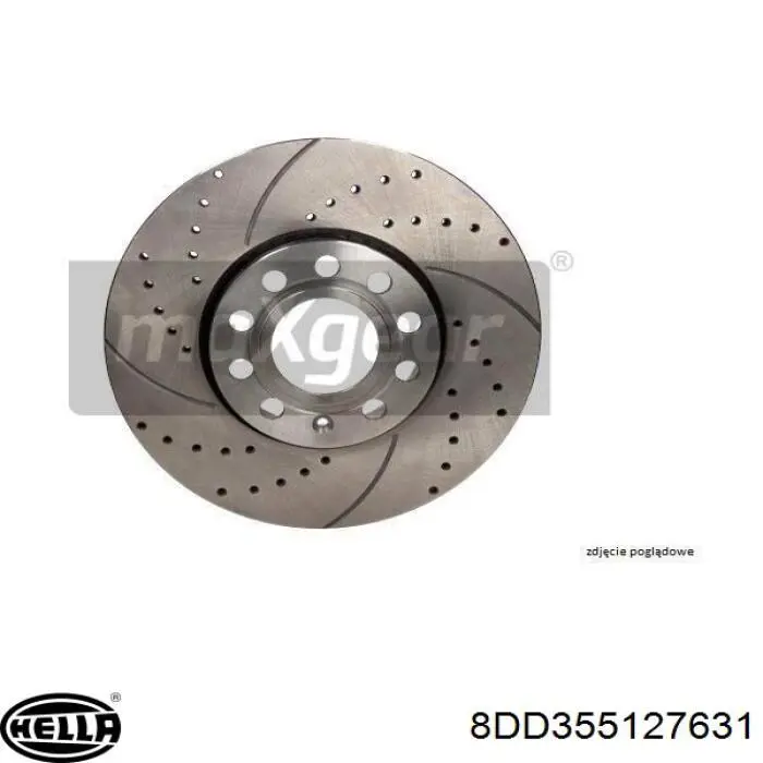 Купить 8DD355127631 HELLA Ротор тормозной