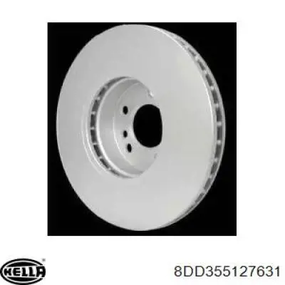 Передний тормозной диск HELLA 8DD355127631
