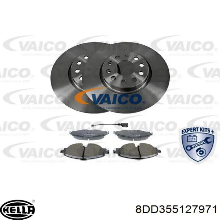 Передние тормозные диски 8DD355127971 HELLA