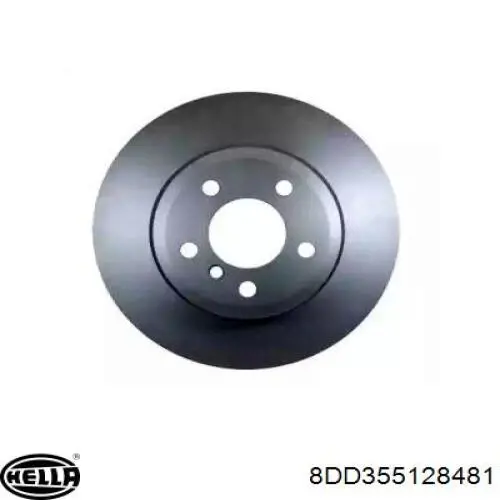 Передние тормозные диски 8DD355128481 HELLA