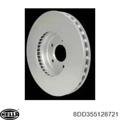 Купить 8DD355128721 HELLA Ротор тормозной