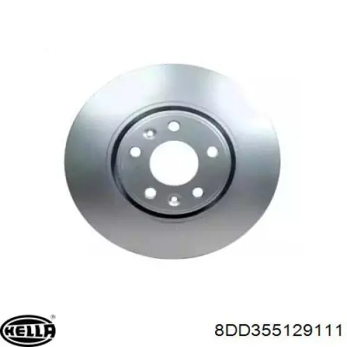 Передние тормозные диски 8DD355129111 HELLA