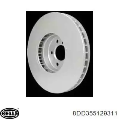 Передние тормозные диски 8DD355129311 HELLA