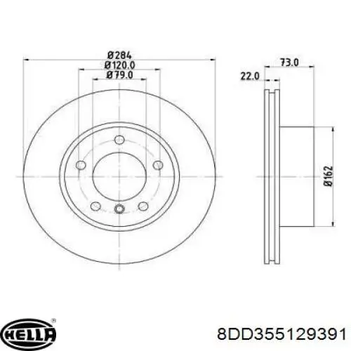 Передние тормозные диски 0997501X Brembo