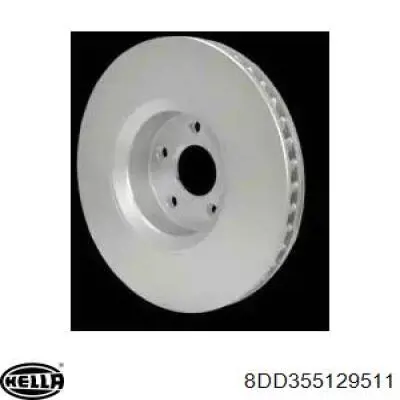 Передние тормозные диски 8DD355129511 HELLA