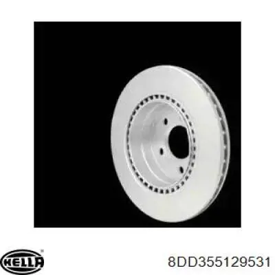 Тормозные диски 8DD355129531 HELLA