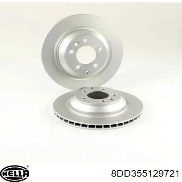 Купить 8DD355129721 HELLA Диск тормозной задний