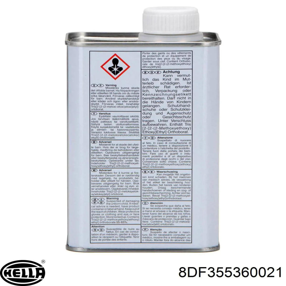 Жидкость тормозная HELLA 8DF355360021