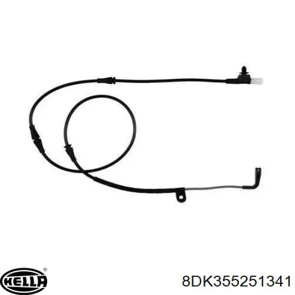 Датчик износа тормозных колодок передний 8DK355251341 HELLA