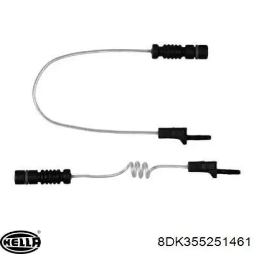 Датчик износа тормозных колодок задний 8DK355251461 HELLA