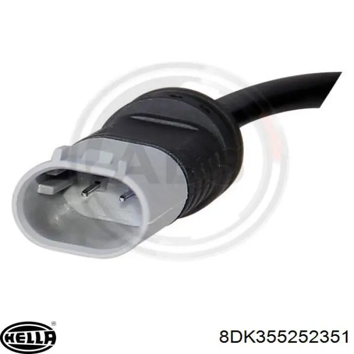 Купить 8DK355252351 HELLA Датчик износа тормозных колодок задний