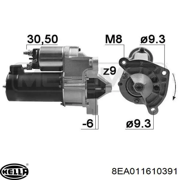 DRS3850 Delco Remy Стартер автомобиля